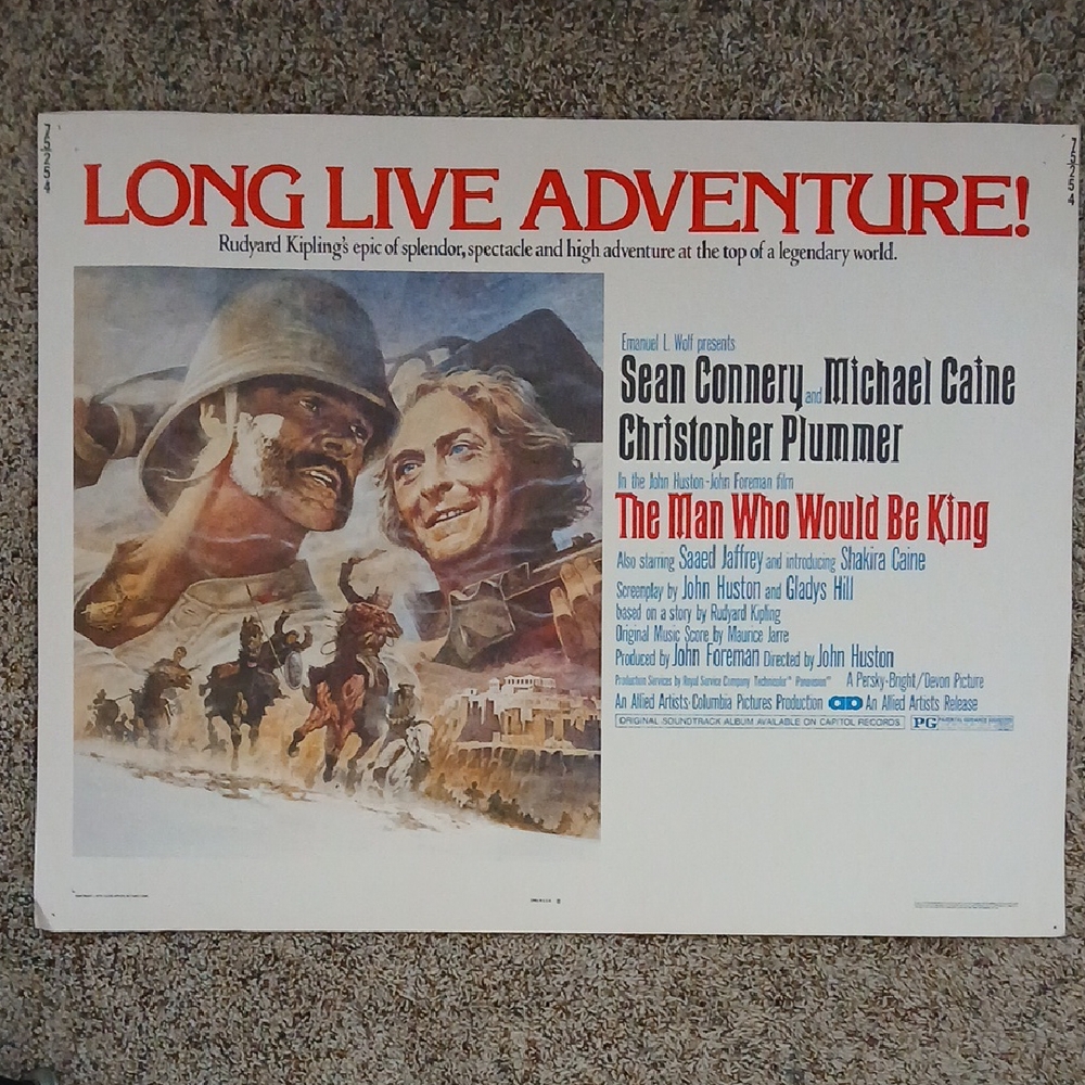 The Man Who Would Be King 32"x20"  Movie Poster